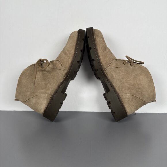 Born Banni Womens Size 6 Taupe Tortola Suede Lace Up Chukka Booties F69817 EUC - Picture 10 of 16